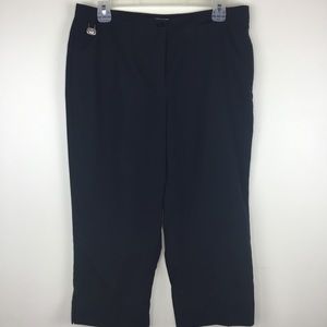 Lizgolf Audra Golf Black Capri Pants 12☺️